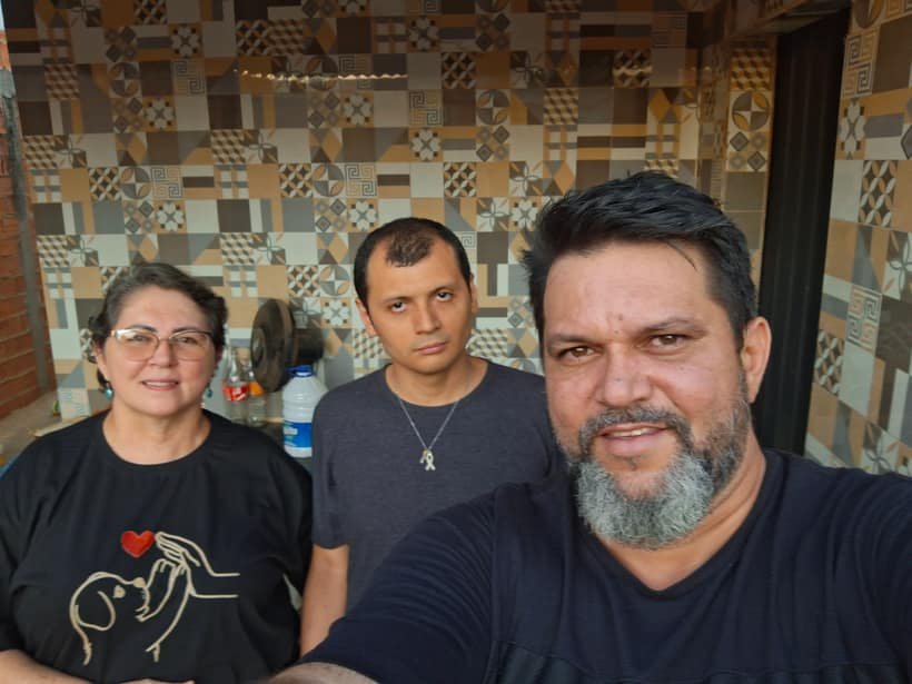 Elizabeth, Adriano e Marcos